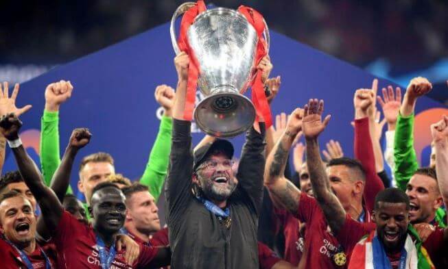 Ulla Sandrock’s husband, Jurgen Klopp cheering after his team win match.